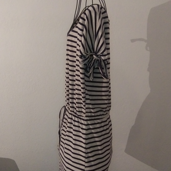 Umgee Short Sleeve Stripped Summer Dress - Picture 5 of 5